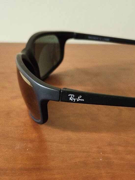 Ray-Ben Bausch & Lomb Lenses W2500 OMAS P S8 Black Sunglasses Gold Mirror Lenses main image 4